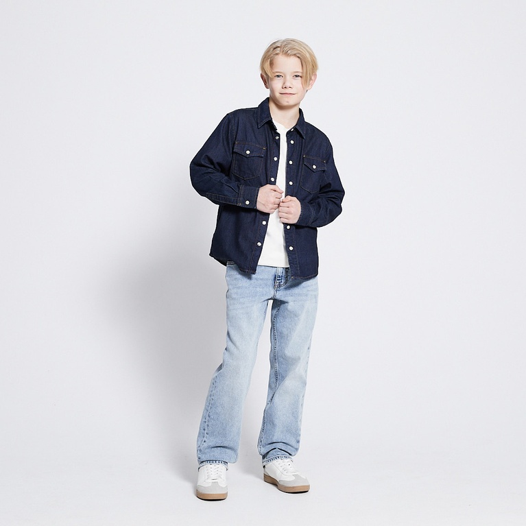 Denim shirt "Clint star" Rinse